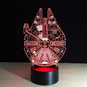 Star Wars Ship 3D Illusion Lamp