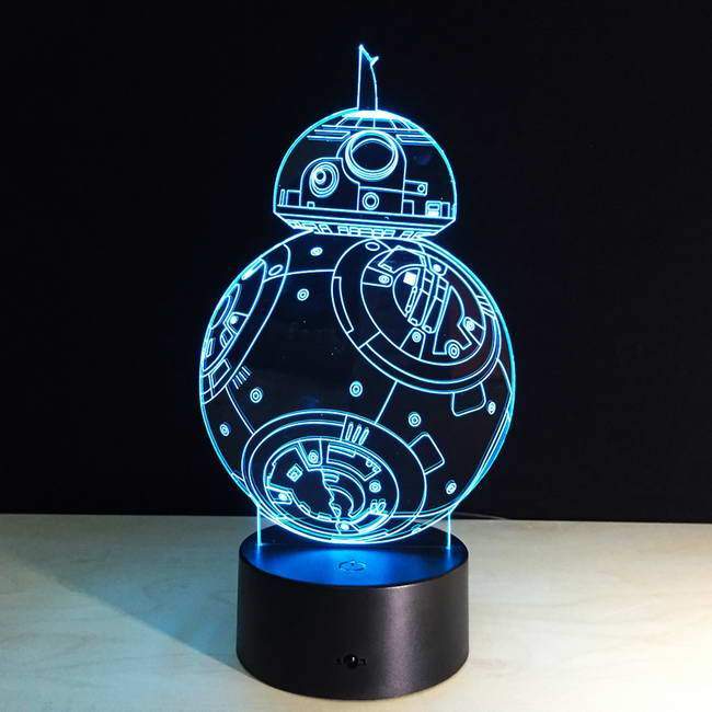 Star Wars BB8 3D Illusion Lamp