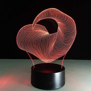Horn Sculpture 3D Illusion Lamp