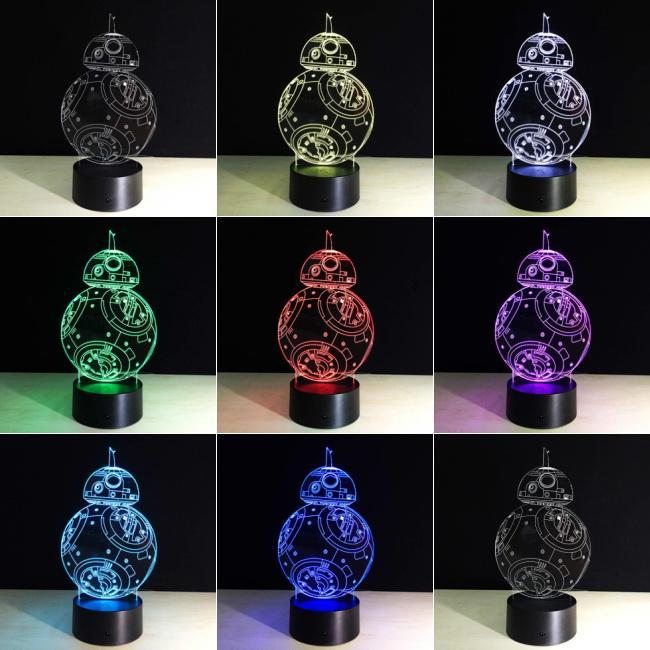 Star Wars BB8 3D Illusion Lamp