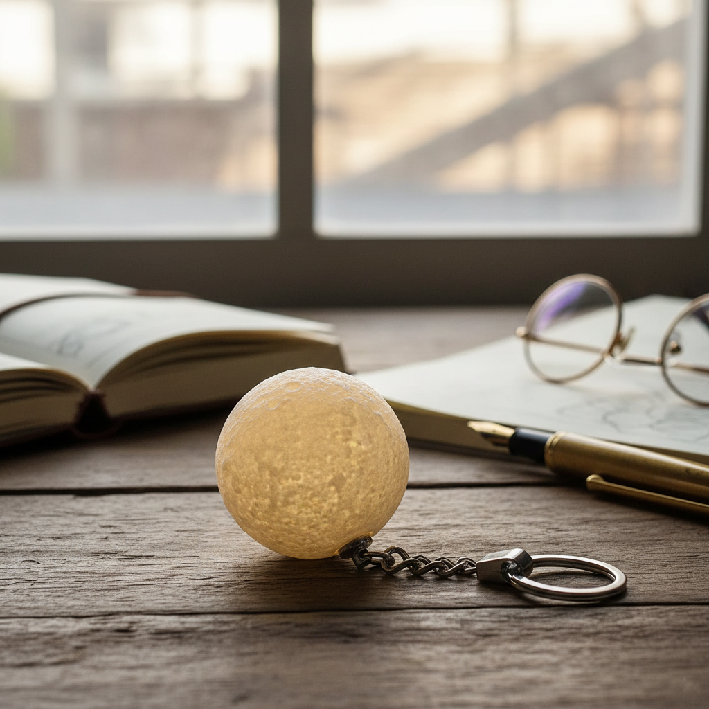 The Original 3D Moon Keychain™