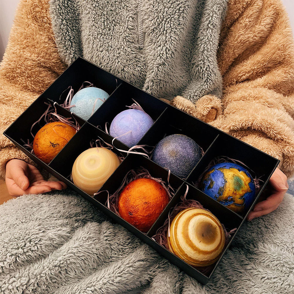 The Original 8 Planets Color Lamps Set