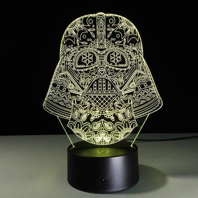 Star Wars Mask 3D Illusion Lamp