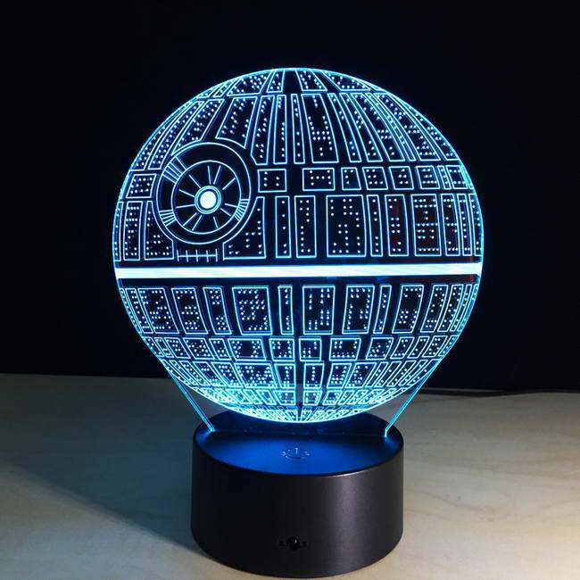 Star Wars Illusion Lamp The Original 3D Lamp