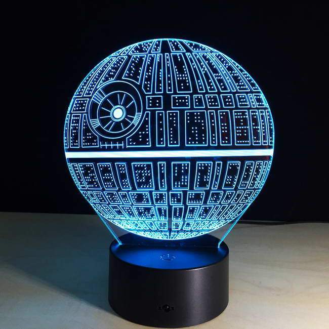 Star Wars Death Star 3D Illusion Lamp