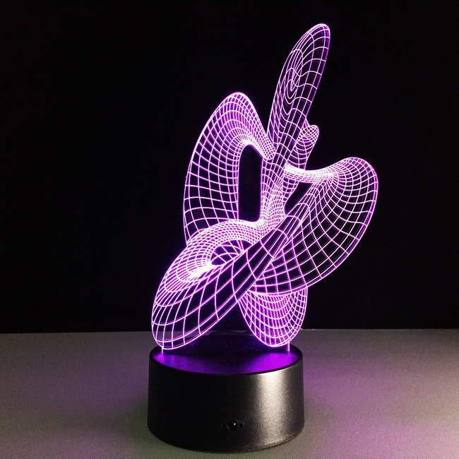 Embraced 3D Illusion Lamp