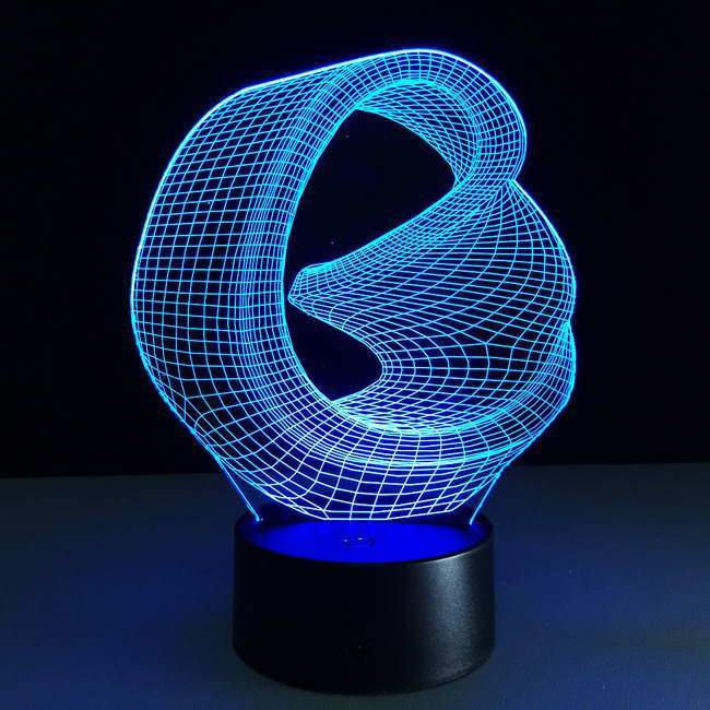 Twister 3D Illusion Lamp