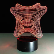 Cube Sculpture 3D Illusion Lamp
