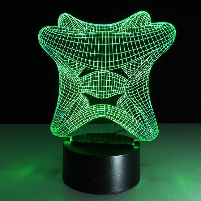 Cube Sculpture 3D Illusion Lamp