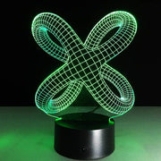 X 3D Illusion Lamp