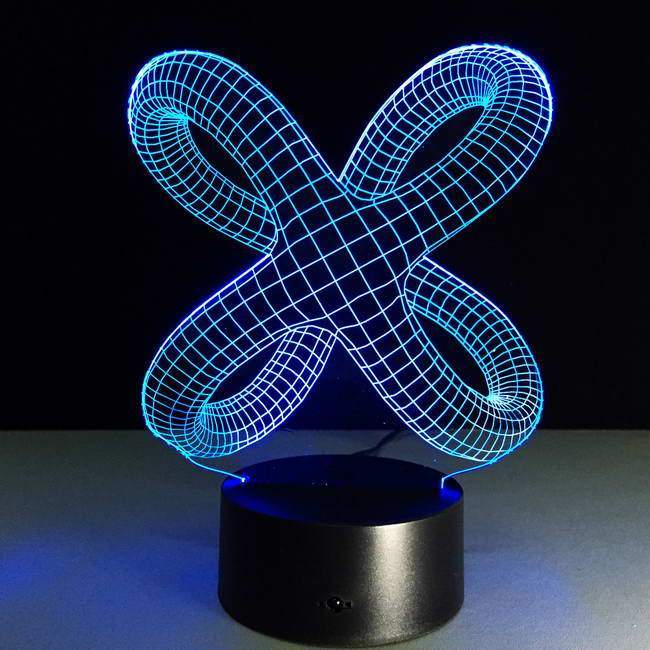X 3D Illusion Lamp