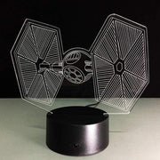 Star Wars Tie Fighter 3D Illusion Lamp