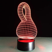 Bottle Gourd 3D Illusion Lamp