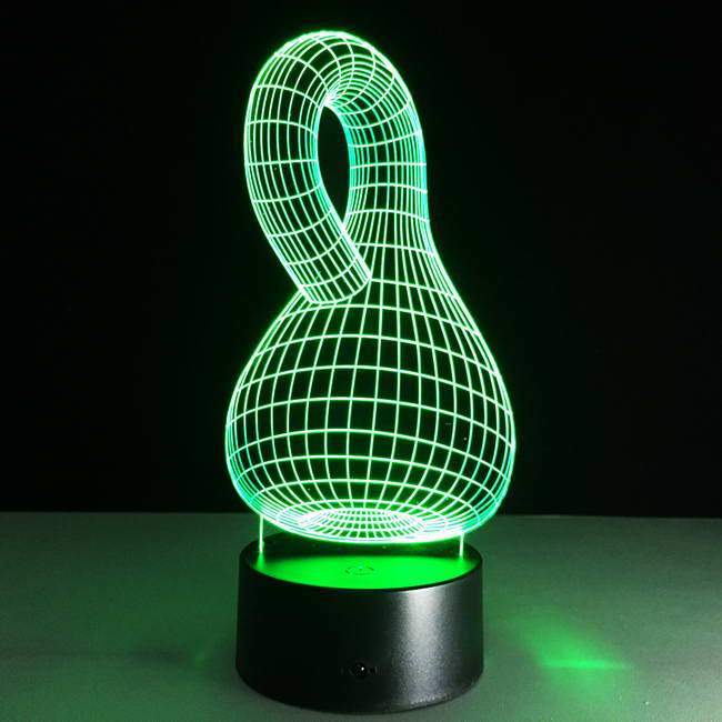 Bottle Gourd 3D Illusion Lamp