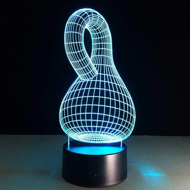 Bottle Gourd 3D Illusion Lamp