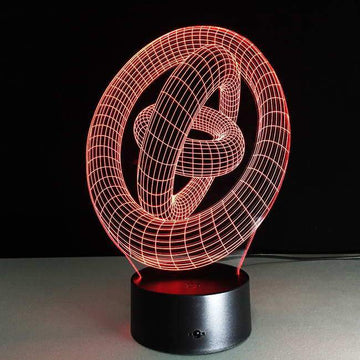 Infinite Circles 3D Illusion Lamp