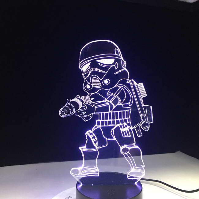 Star Wars Stormtrooper V3 3D Illusion Lamp