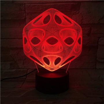 Spiderweb 3D Illusion Lamp