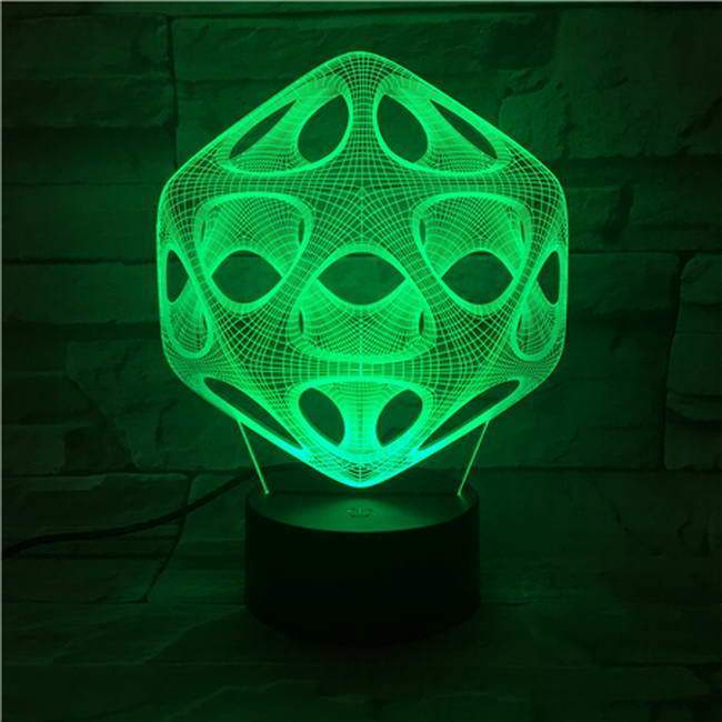 Spiderweb 3D Illusion Lamp