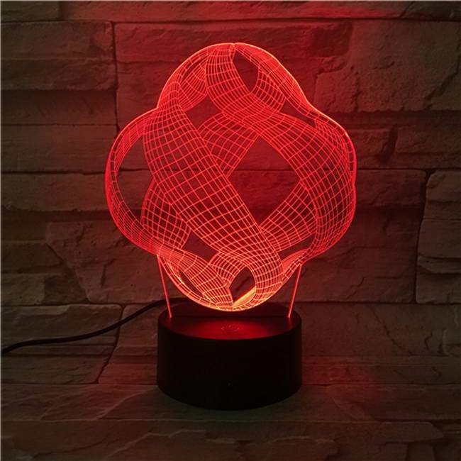 Infinite Loop 3D Illusion Lamp