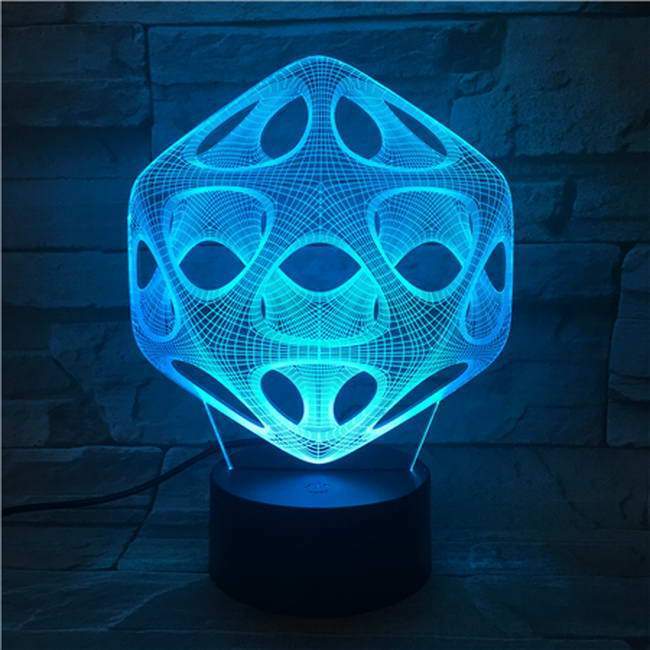 Spiderweb 3D Illusion Lamp