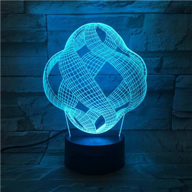 Infinite Loop 3D Illusion Lamp