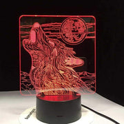 Wolf Moon V2 3D Illusion Lamp