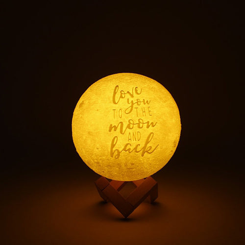 To Be With You - Moon Lamp - Wrappiness