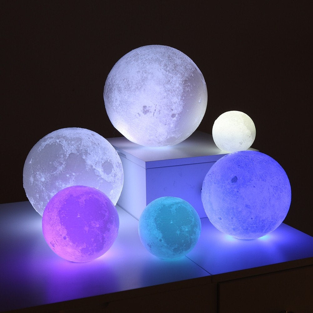 Moon Lamp, Moon 3D Lamp, Colour changing moon lamp, Kids Lamp