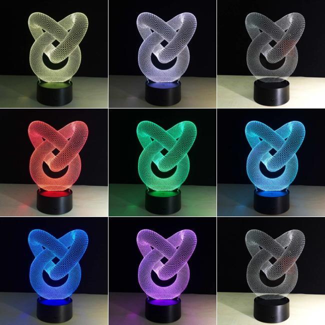 Love Knot V2 3D Illusion Lamp