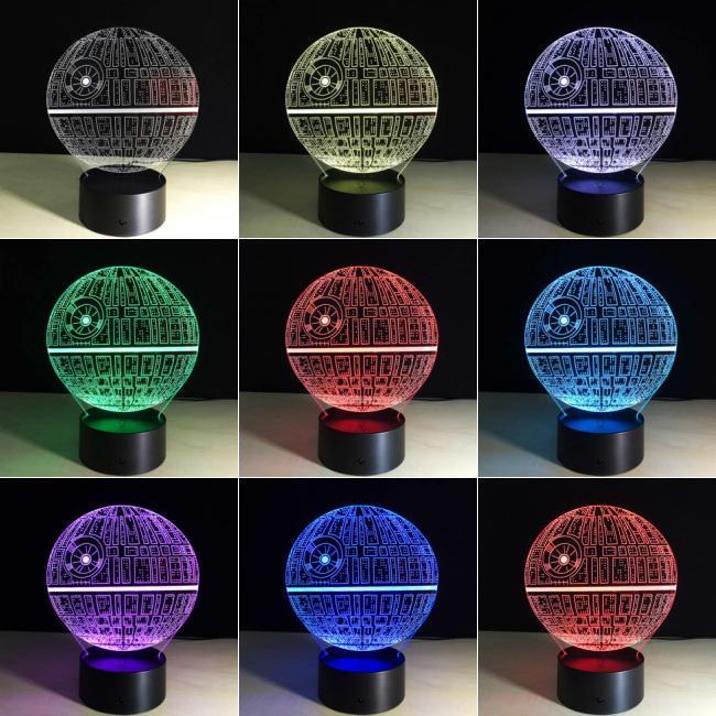Star Wars Death Star 3D Illusion Lamp