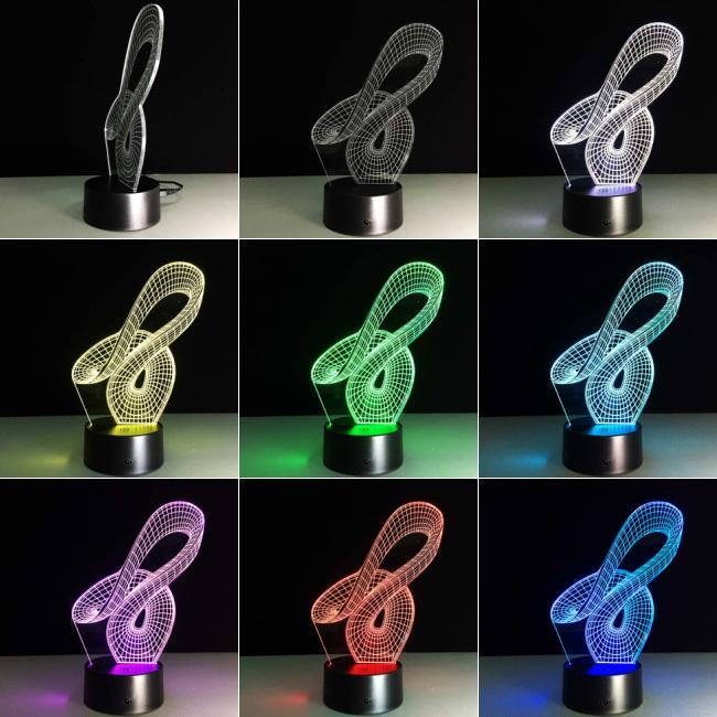 Sculpture 3D Illusion Lamp