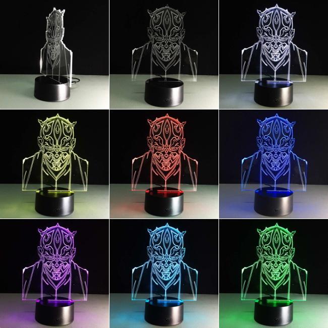 Star Wars Jedi Knight 3D Illusion Lamp