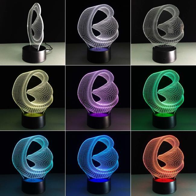 Twister 3D Illusion Lamp