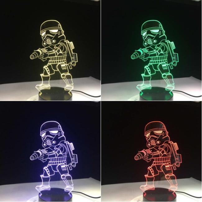 Star Wars Stormtrooper V3 3D Illusion Lamp