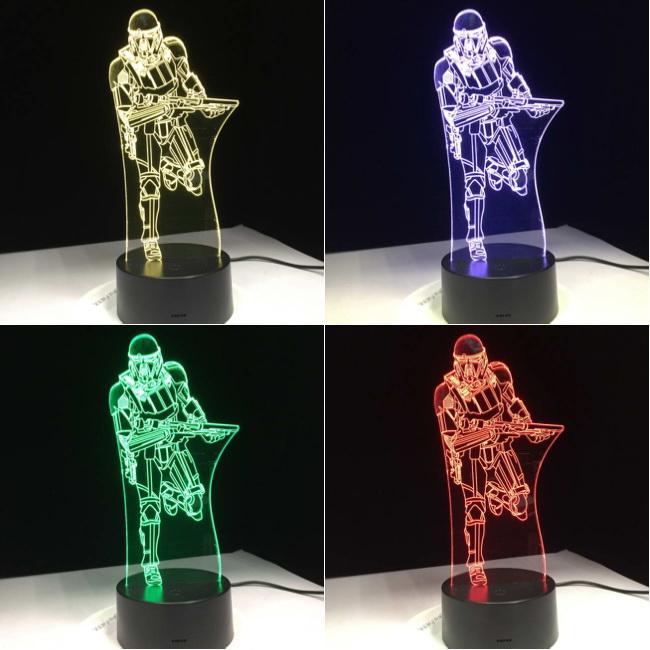 Star Wars Stormtrooper V5 3D Illusion Lamp